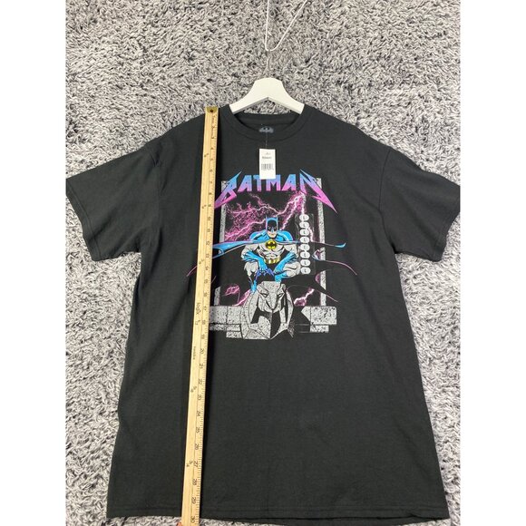 BATMAN DC COMICS Retro‎ Gargoyle 90's Shirt Mens SZ L Black Lightning Dark Hero - Picture 5 of 7